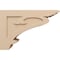 Ekena Millwork 11"W x 33"D x 22"H Classic Mayflower Rough Cedar Woodgrain TimberThane Corbel, Primed Tan CORUR11X33X22MAYRCPR - alternate 2